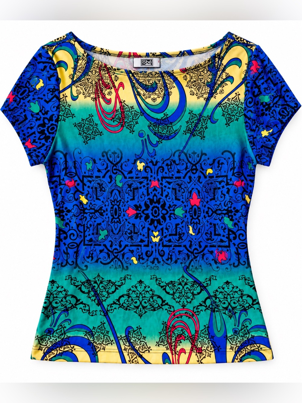 Vintage Y2K Vividly Colored Top NWOT